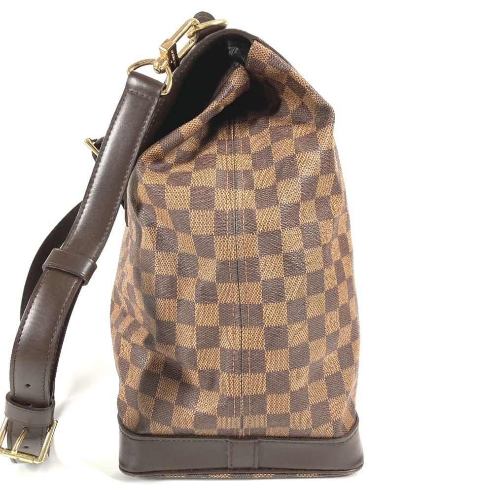 LOUIS VUITTON Authentic Brown Damier Canvas Shoulder Bag - Picture 3 of 16